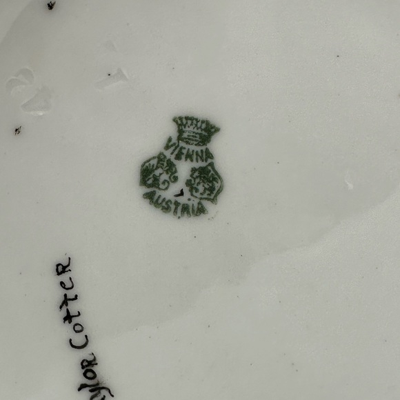 Limoges Austria Citrus Design Lemonade Pitcher C. 1912-1930- Signed Cotter - Picture 5 of 9